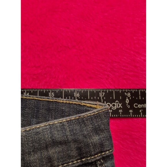 Rock Republic Berlin Women's Blue Dark Wash Denim Jeans Size 14 Skinny - Picture 6 of 9